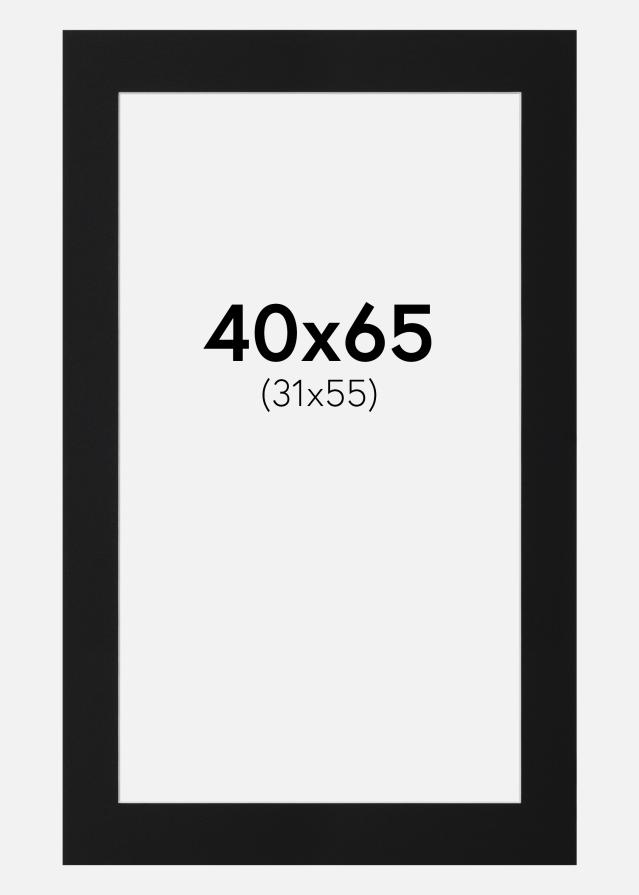 Pasparta Čierny Štandard (Biele Jadro) 40x65 cm (31x55)