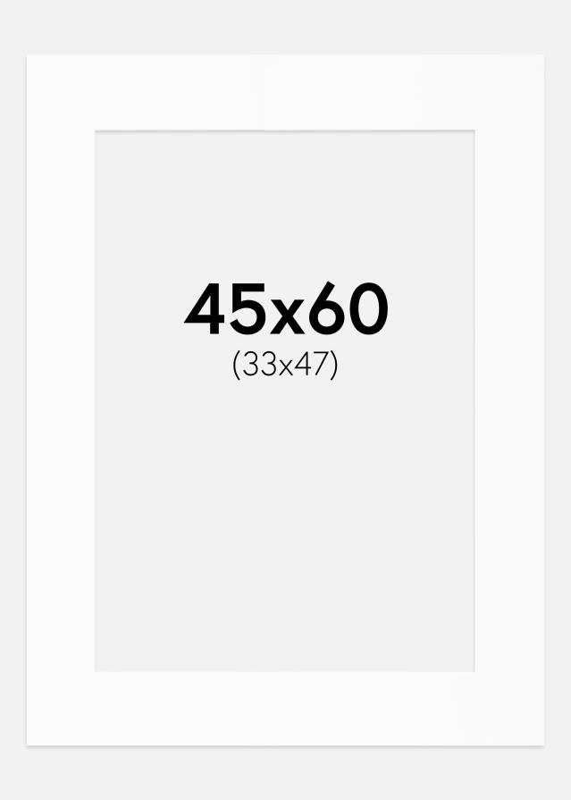 Pasparta Biely Štandard (Biele Jadro) 45x60 cm (33x47)