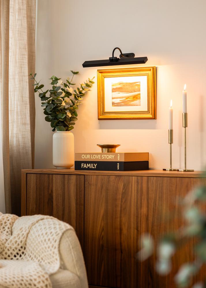 KAILA Flare Batériové osvetlenie obrazu 40 cm - Čierna