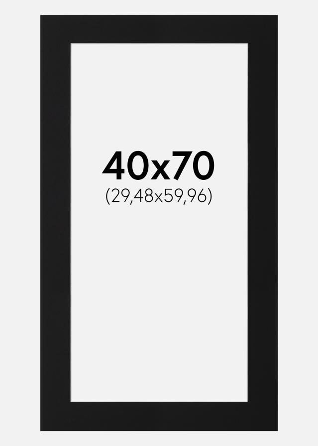 Pasparta Čierny Štandard (Biele Jadro) 40x70 cm (29,48x59,96)