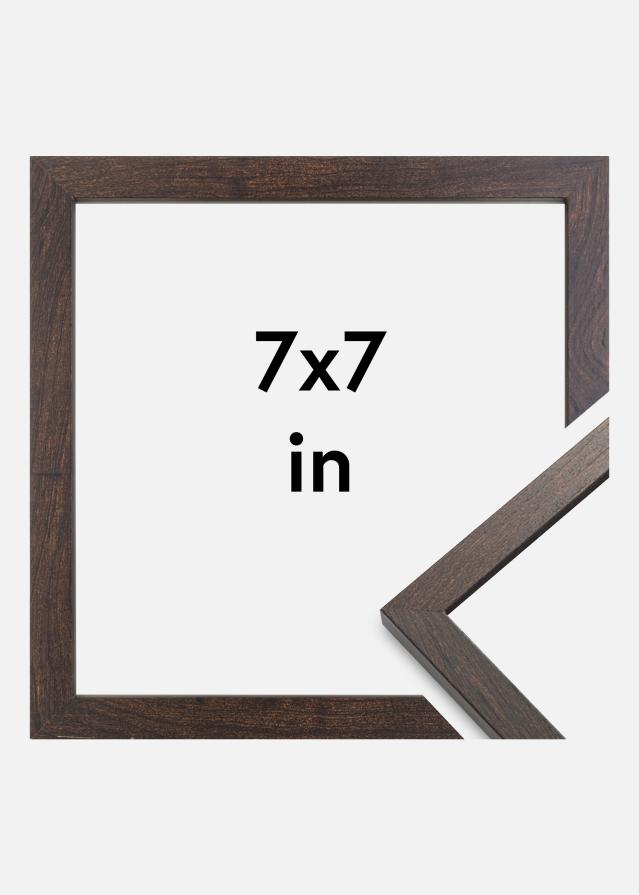 Rám Trendy Akrylové sklo orech 7x7 inches (17,8x17,8 cm)