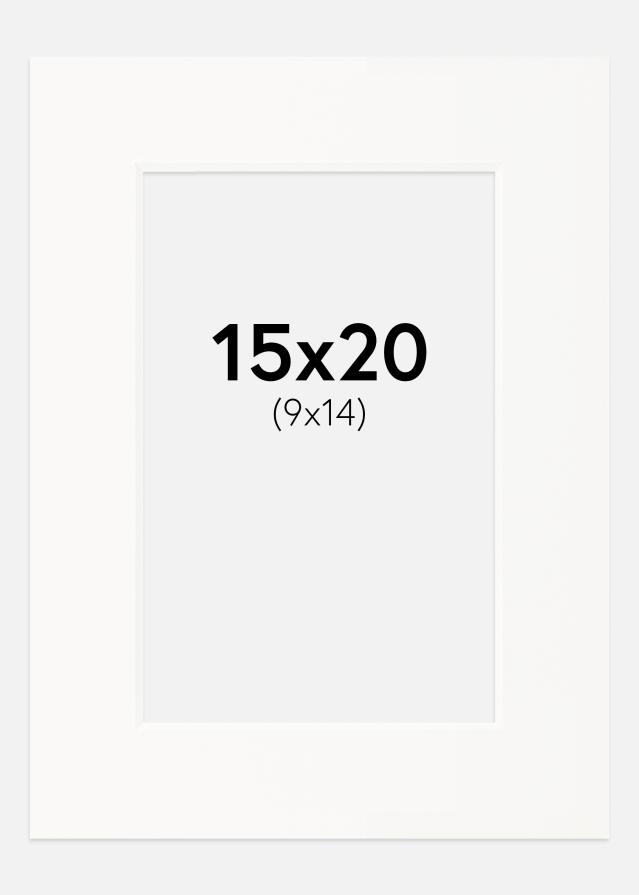 Pasparta Špinavobiela Biely stred 15x20 cm (9x14)