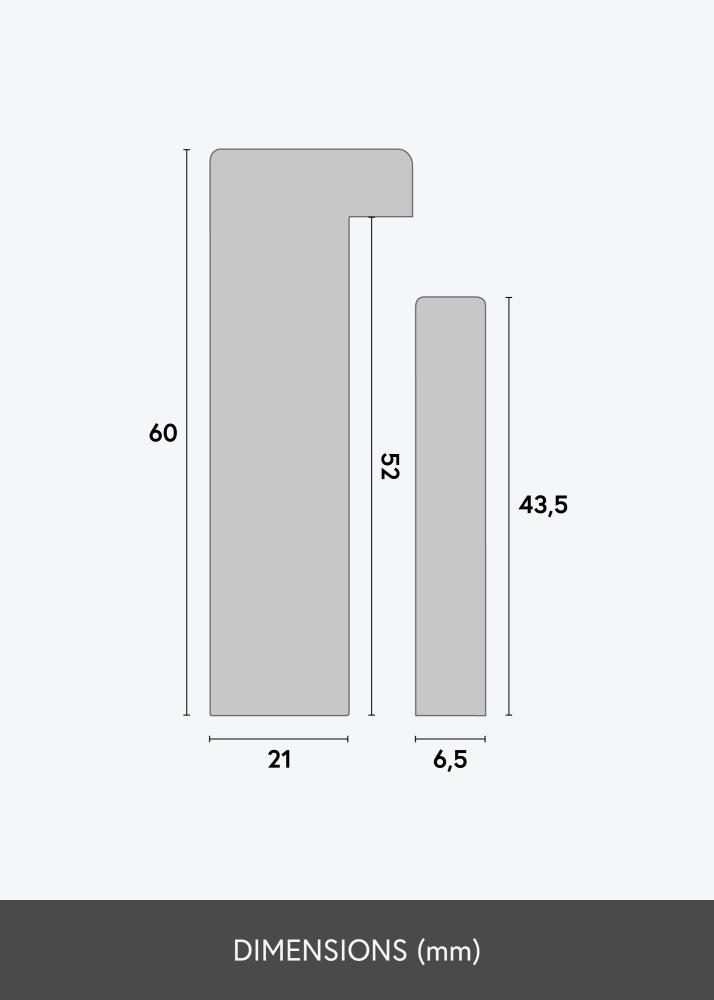 Rám Sala Biela - Lubovolný rozmer