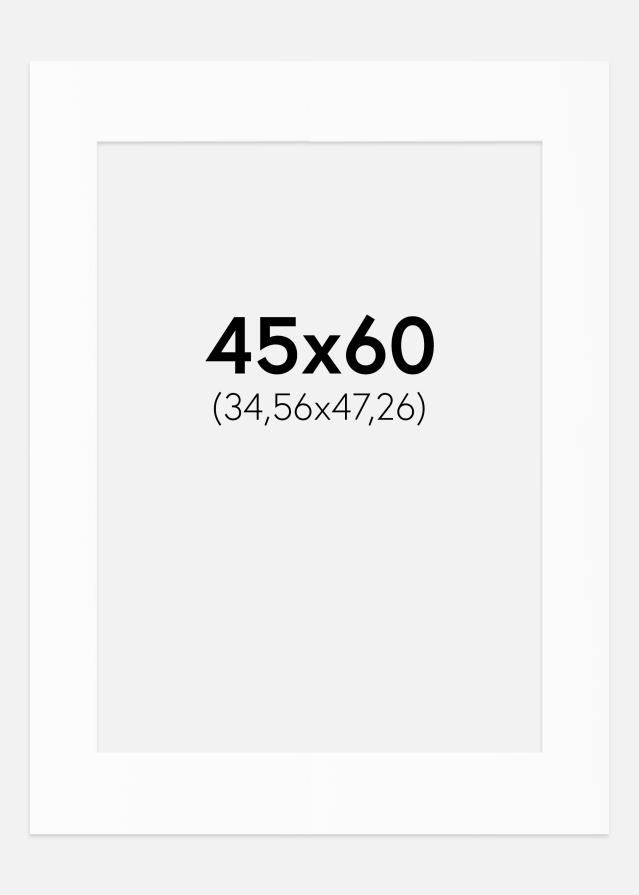 Pasparta Biely Štandard (Biele Jadro) 45x60 cm (34,56x47,26)