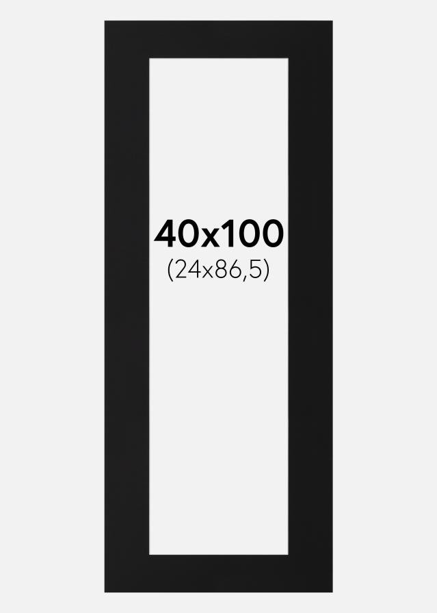 Pasparta Čierny Štandard (Biele Jadro) 40x100 cm (24x86,5)