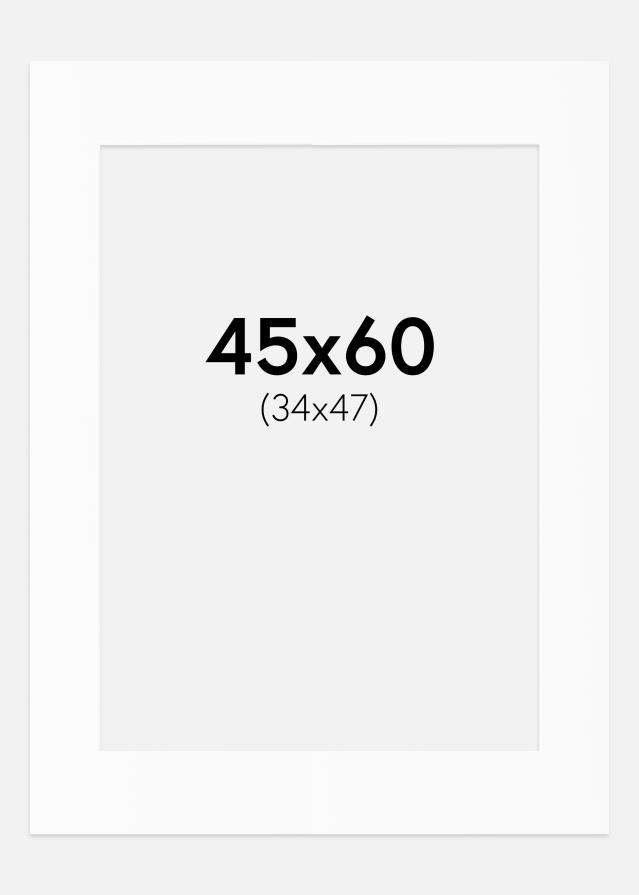 Pasparta Biely Štandard (Biele Jadro) 45x60 cm (34x47)