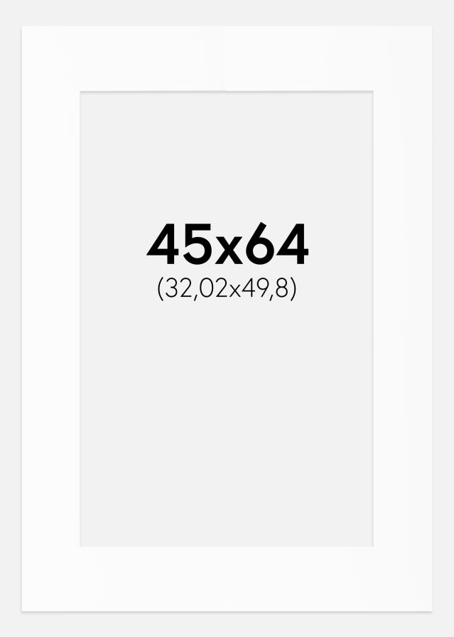 Pasparta Biely Štandard (Biele Jadro) 45x64 cm (32,02x49,8)