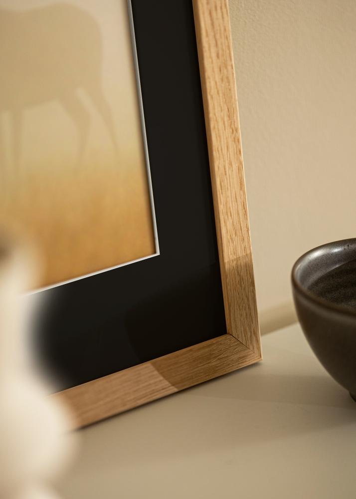 Rám Trendline Dub 40x50 cm - Pasparta Cierna 29,7x42 cm (A3)