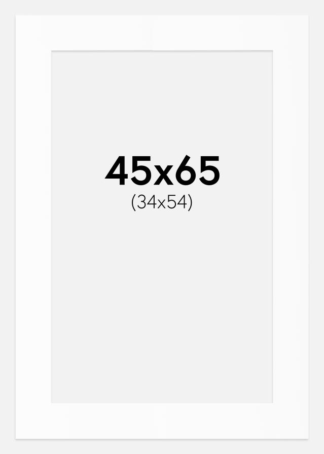 Pasparta Biely Štandard (Biele Jadro) 45x65 cm (34x54)