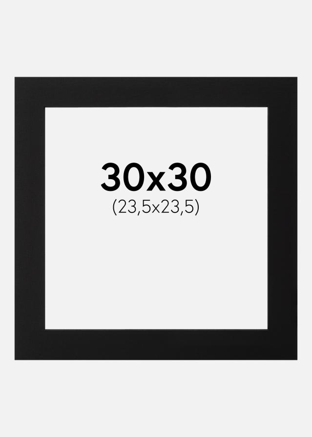 Pasparta Cierna Cierny stred 30x30 cm (23,5x23,5)