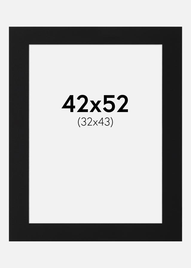 Pasparta Čierny Štandard (Biele Jadro) 42x52 cm (32x43)