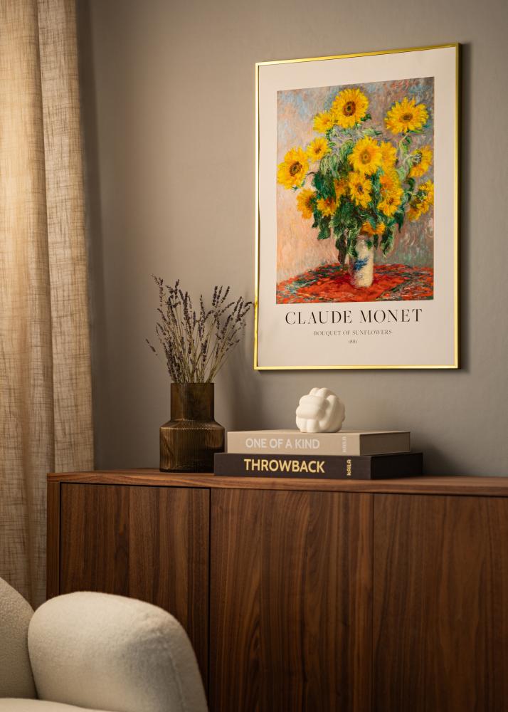 Hliníkový rám Akrylové sklo Zlatá 30x40 cm