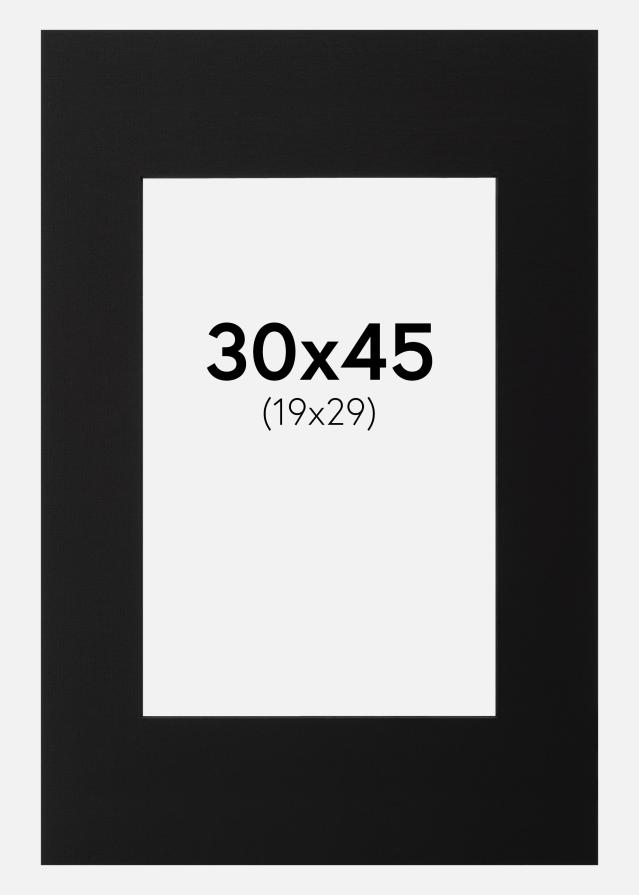 Pasparta Cierna Cierny stred 30x45 cm (19x29)