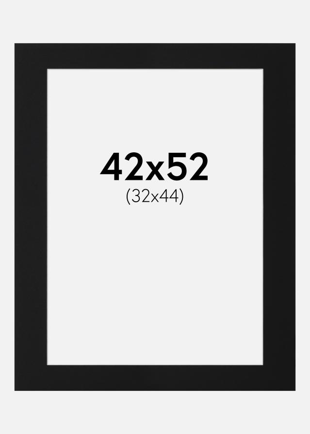 Pasparta Čierny Štandard (Biele Jadro) 42x52 cm (32x44)