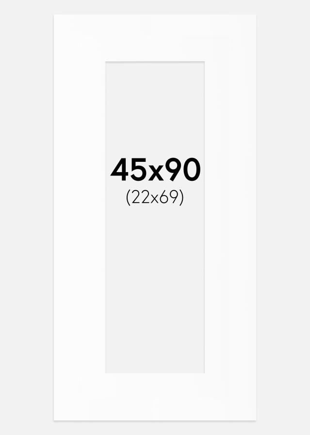 Pasparta Biely Štandard (Biele Jadro) 45x90 cm (22x69)