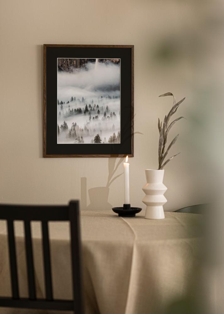 Rám Galant Orech 50x70 cm - Pasparta Cierna 33x56 cm