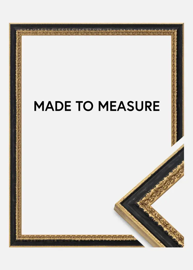 Rám Drottningholm Zlatá II - Lubovolný rozmer