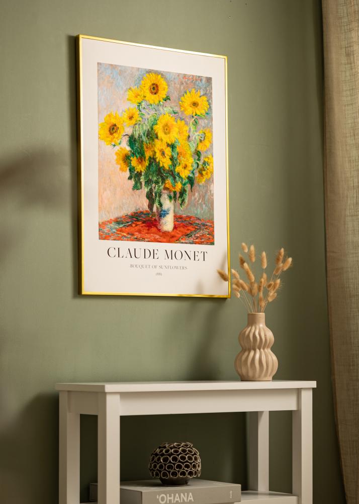 Hliníkový rám Akrylové sklo Zlatá 30x40 cm