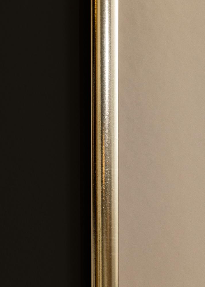 Rám Hliník Zlatý lesklý 70x100 cm - Pasparta Cierna 59,4x84 cm (A1)