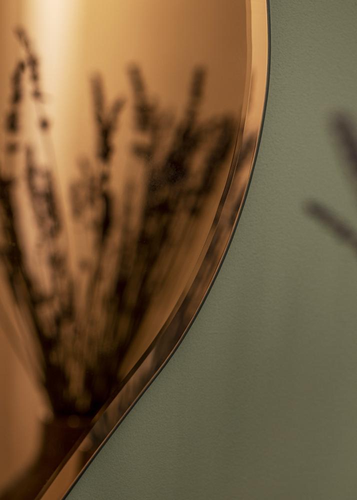 Zrkadlo Wave Rose Gold 55x110 cm