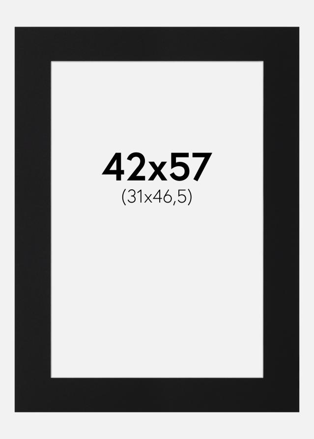 Pasparta Čierny Štandard (Biele Jadro) 42x57 cm (31x46,5)