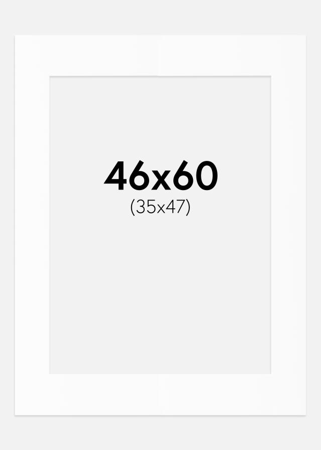 Pasparta Biely Štandard (Biele Jadro) 46x60 cm (35x47)