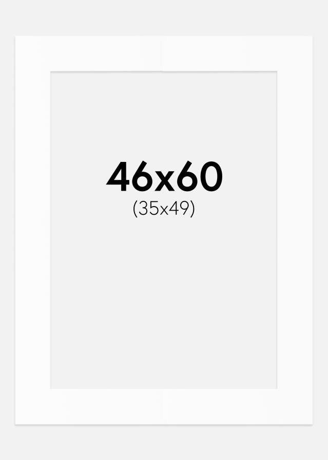 Pasparta Biely Štandard (Biele Jadro) 46x60 cm (35x49)