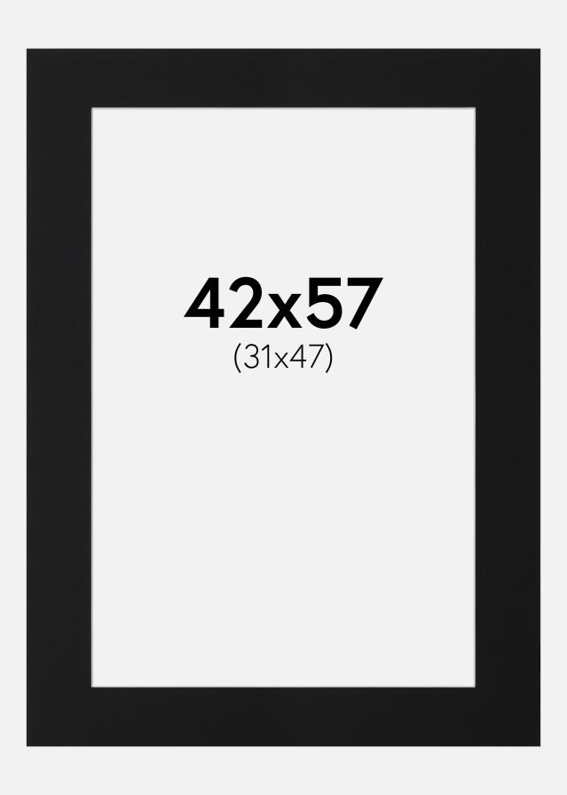 Pasparta Čierny Štandard (Biele Jadro) 42x57 cm (31x47)