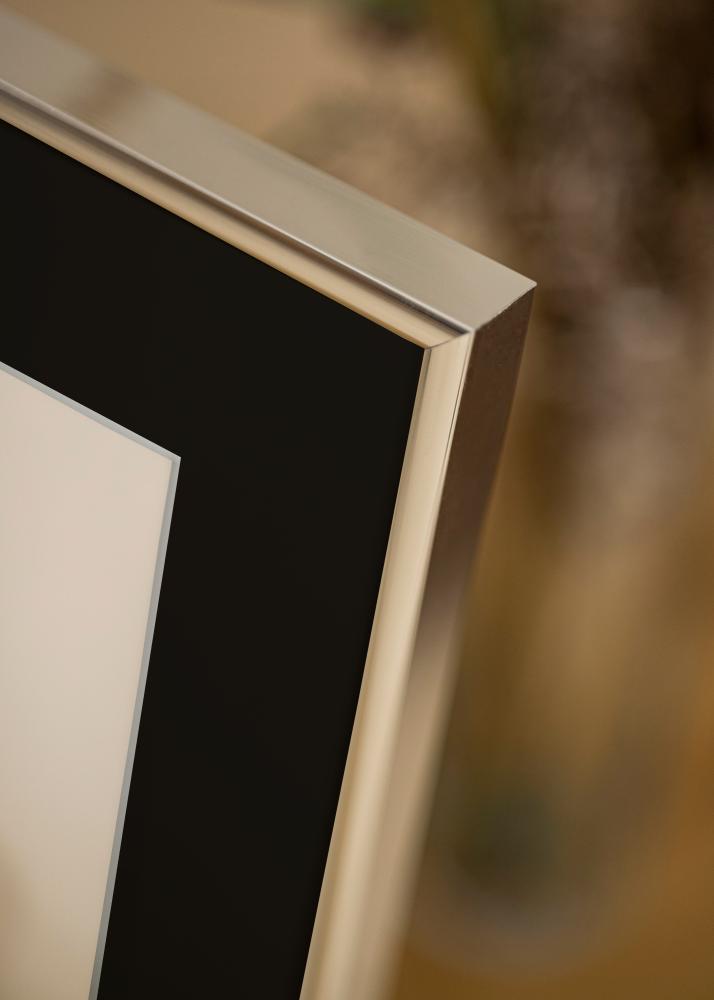 Rám Hliník Strieborný lesklý 40x50 cm - Pasparta Cierna 30x40 cm