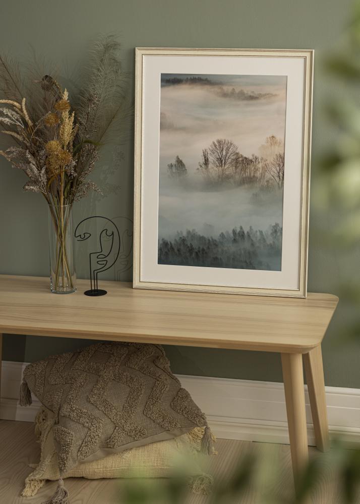 Rám Shabby Chic Akrylové sklo Biela 50x50 cm