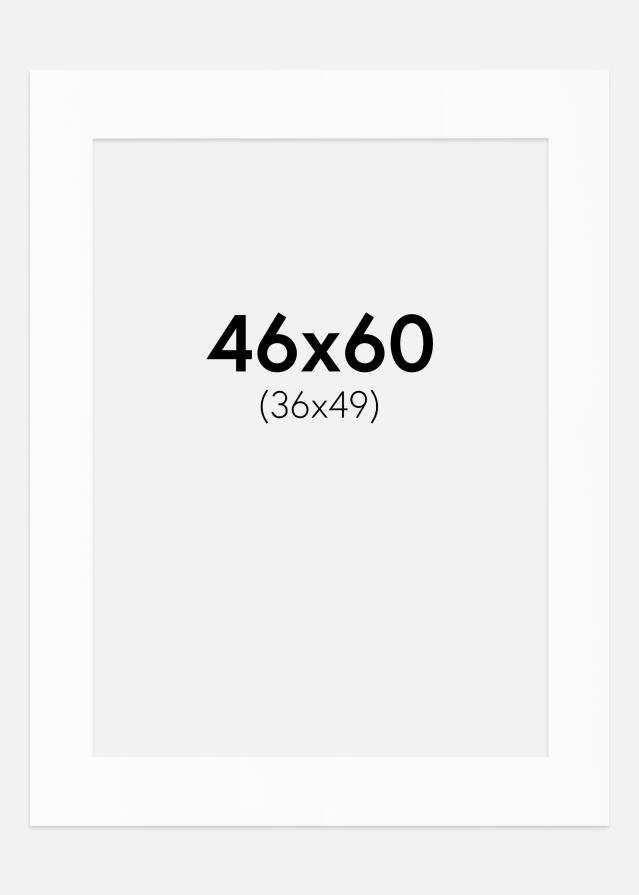 Pasparta Biely Štandard (Biele Jadro) 46x60 cm (36x49)