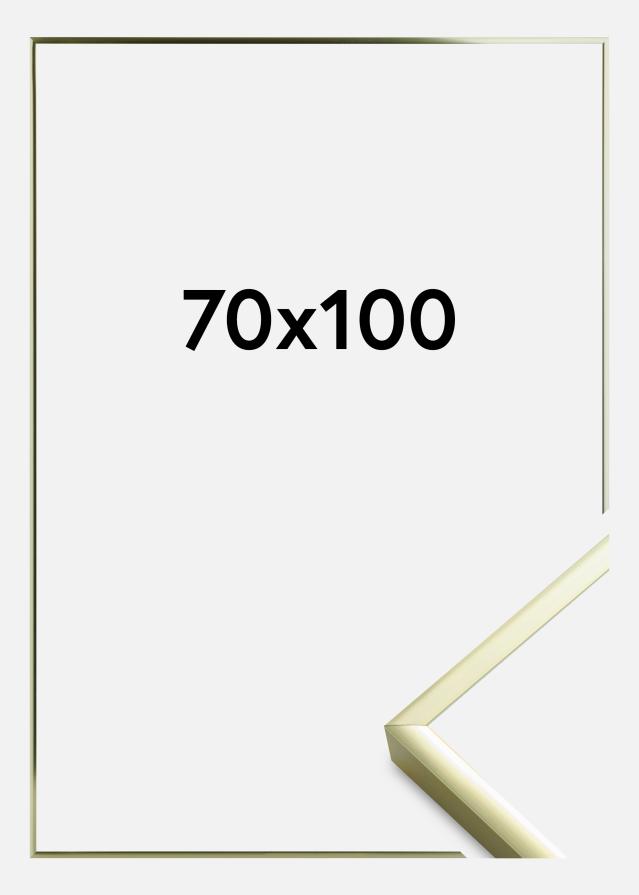 Rám Plagát Frame Aluminum Akrylové sklo Gold 70x100 cm