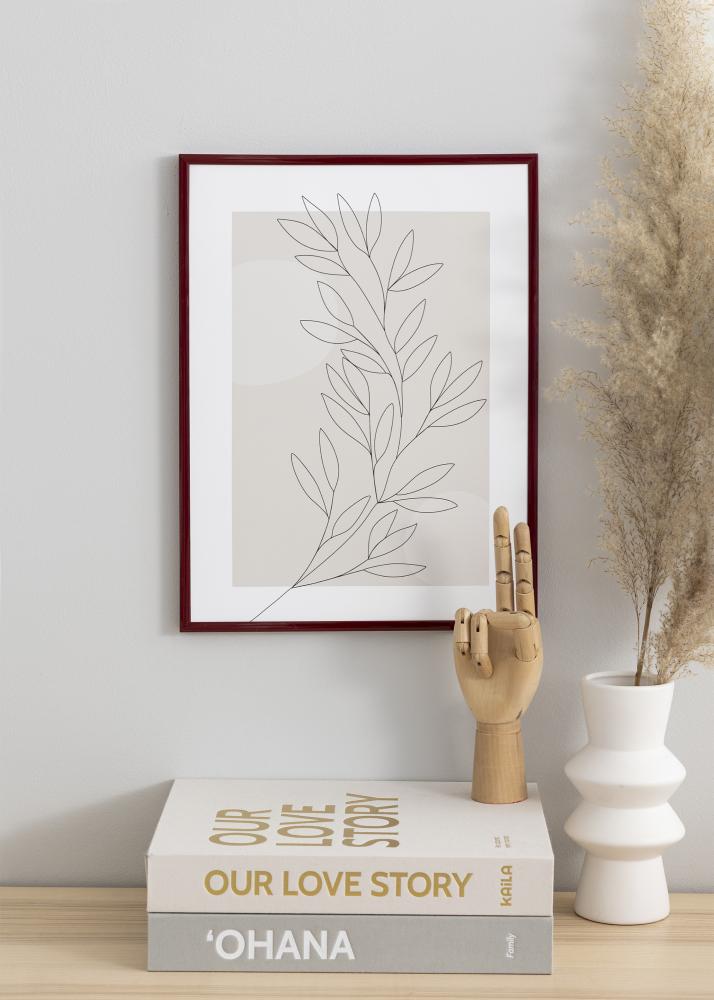 Rám New Lifestyle Akrylové sklo Tmavocervená 30x40 cm