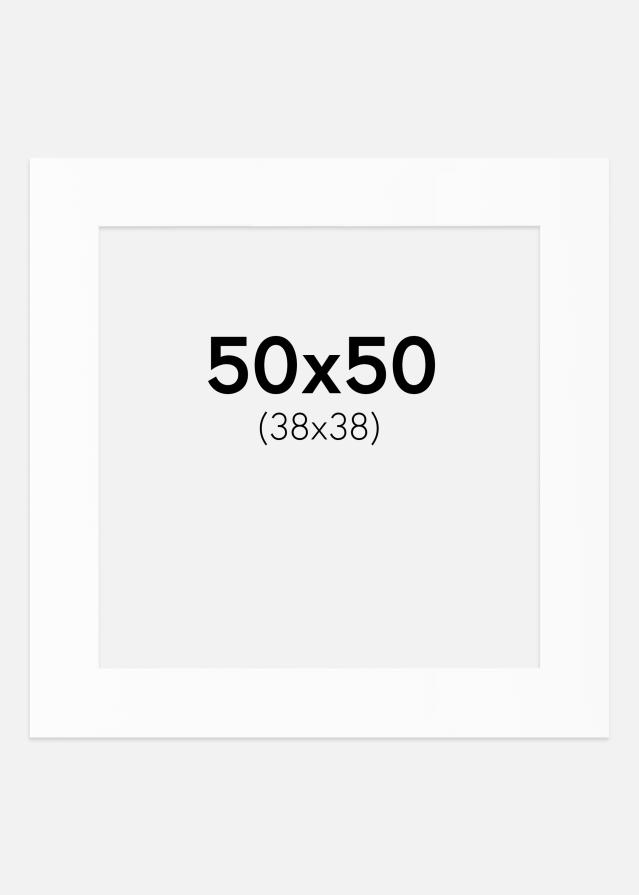 Pasparta Biely Štandard (Biele Jadro) 50x50 cm (38x38)