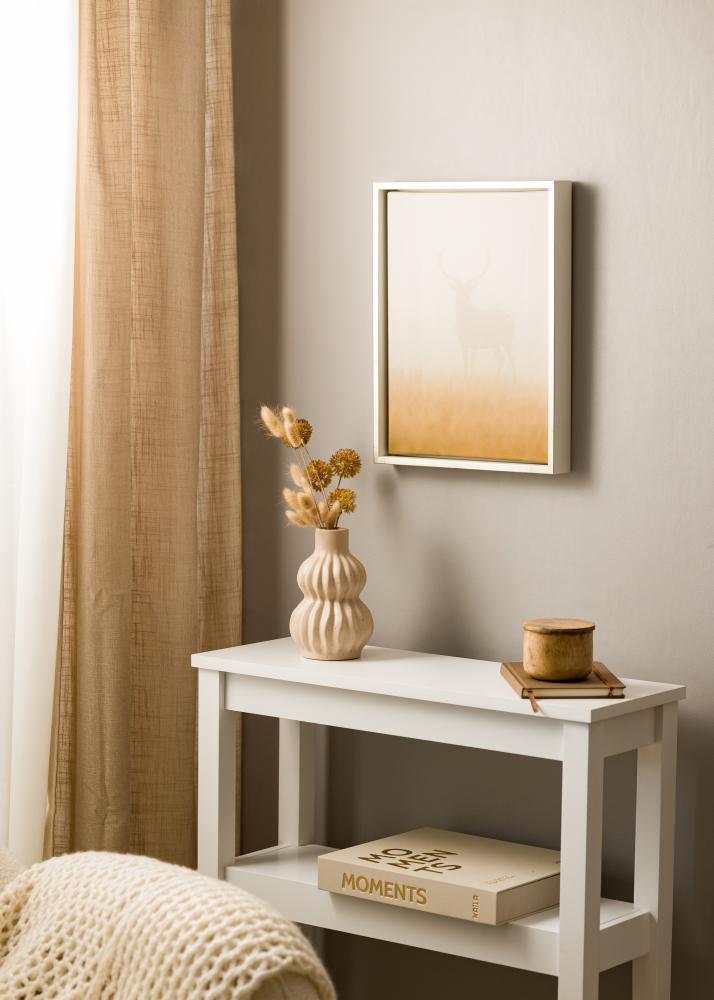 Rám Ra Rám pre obraz na plátne Biela/Strieborná - Lubovolný rozmer