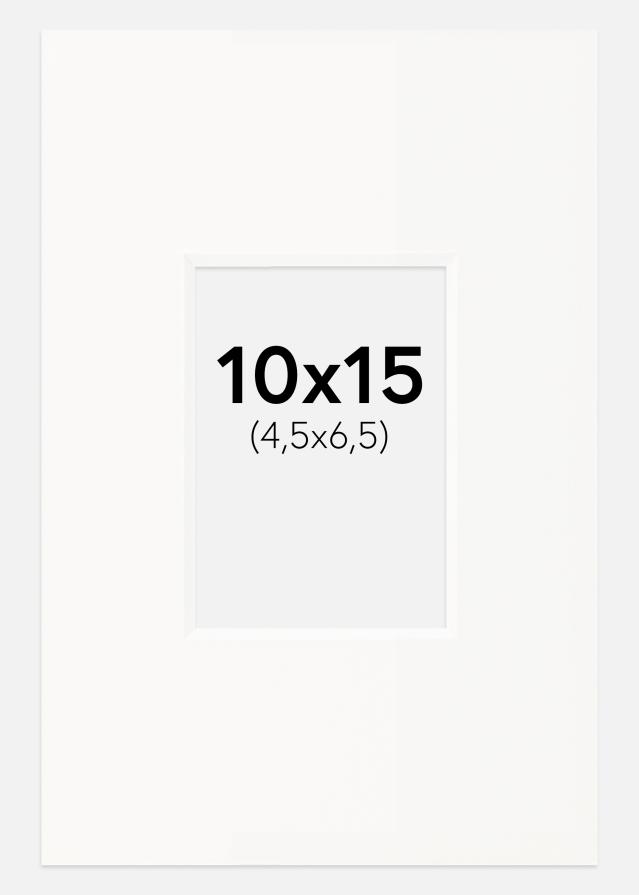 Pasparta Špinavobiela Biely stred 10x15 cm (4,5x6,5)