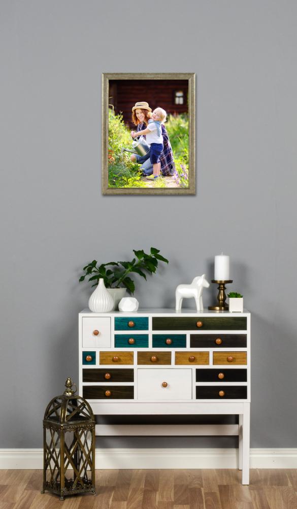 Rám Nyhyttan Antická Strieborná - Lubovolný rozmer