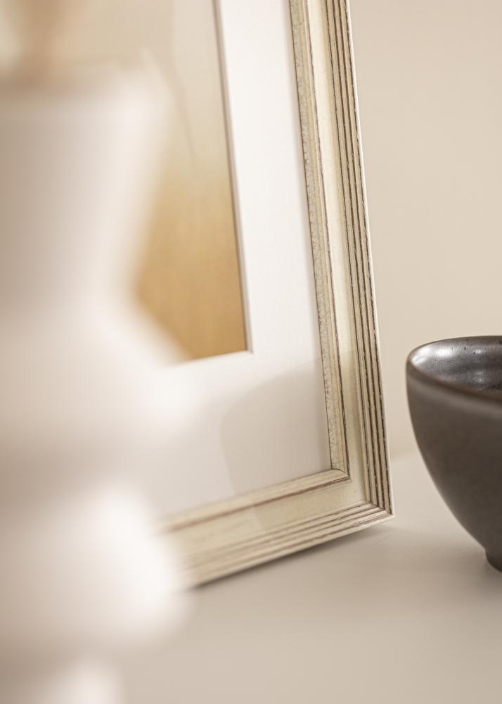 Rám Shabby Chic Akrylové sklo Biela 50x50 cm