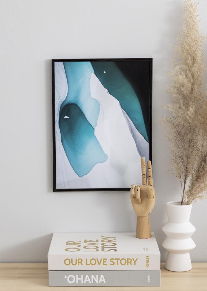 Rám New Lifestyle Espresso Brown 30x40 cm - Pasparta Cierna 18x27 cm