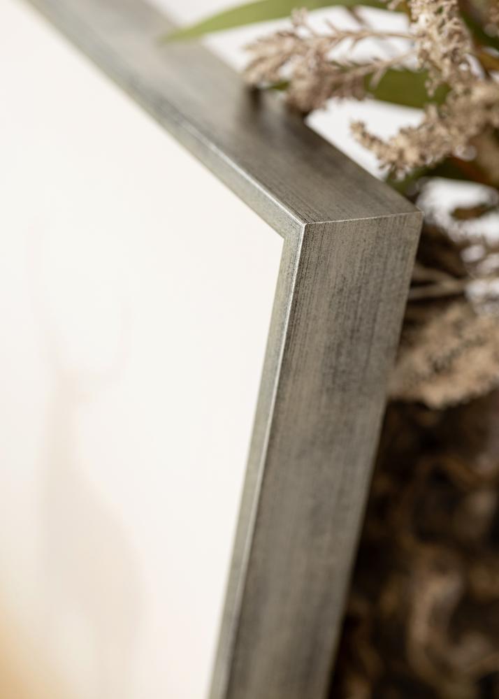 Rám Geb Rám pre obraz na plátne Strieborná/Biela - Lubovolný rozmer