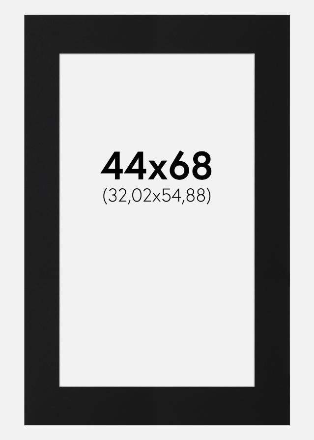 Pasparta Čierny Štandard (Biele Jadro) 44x68 cm (32,02x54,88)