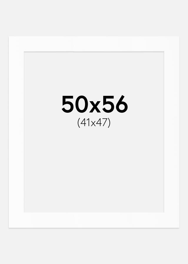 Pasparta Biely Štandard (Biele Jadro) 50x56 cm (41x47)