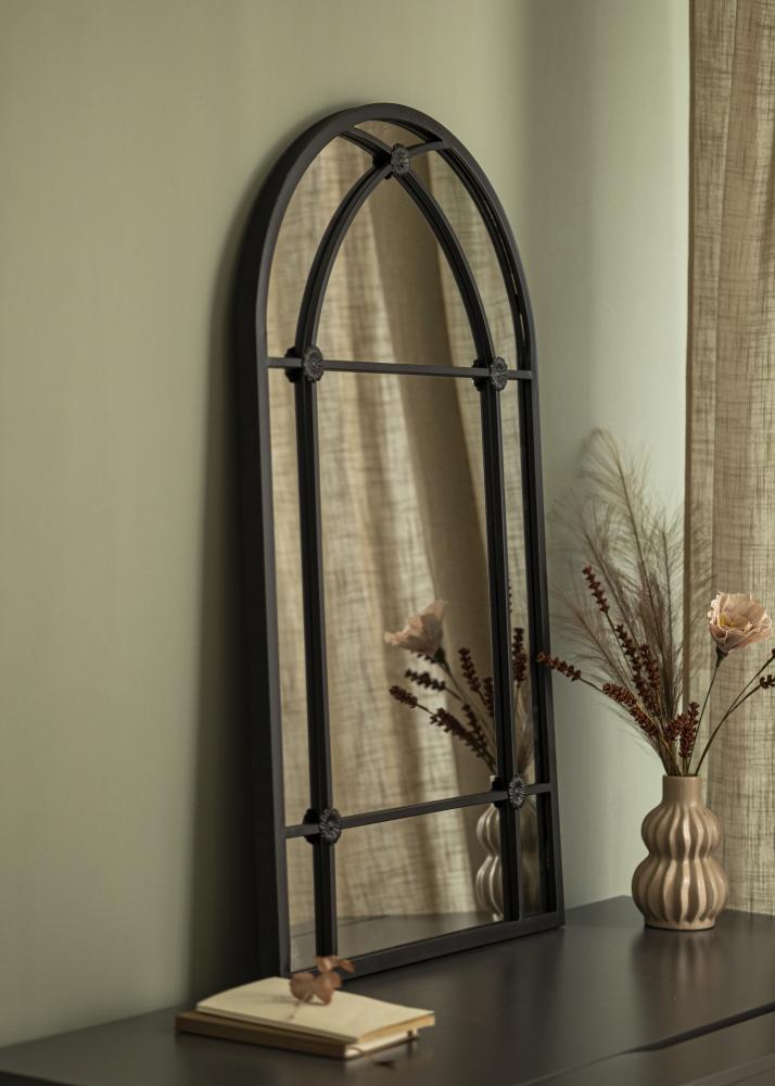 Zrkadlo Fairytale Window Cierna 60x100 cm