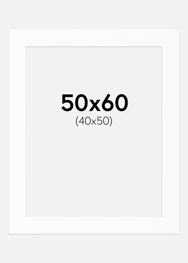 Pasparta Biely Štandard (Biele Jadro) 50x60 cm (40x50)