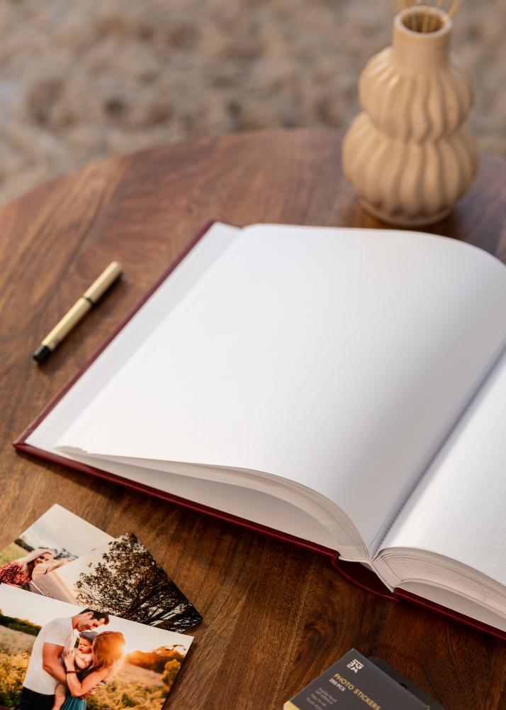 Classico Album Cervená - 30x33 cm (100 Biele Strany / 50 listov)