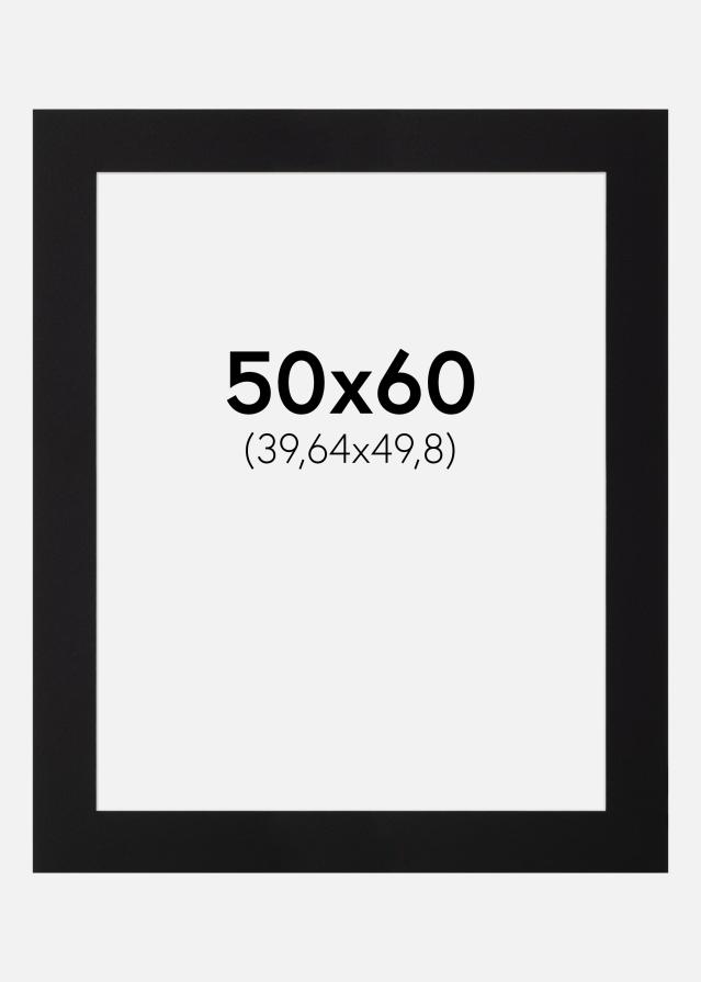 Pasparta Cierna Štandardný Biely stred 50x60 cm (39,64x49,8)