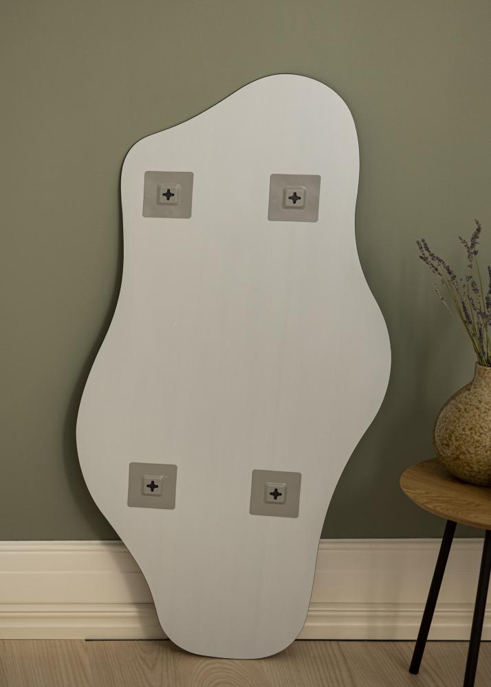 Zrkadlo Wave Rose Gold 55x110 cm