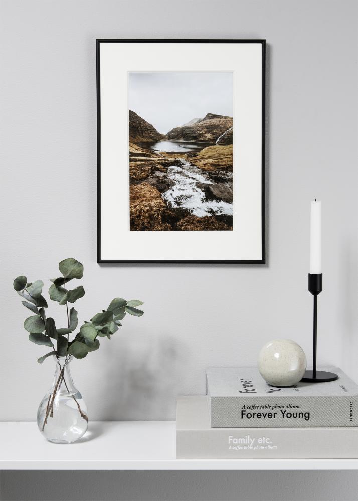 Pasparta Biela 3 mm Biely stred - Na mieru