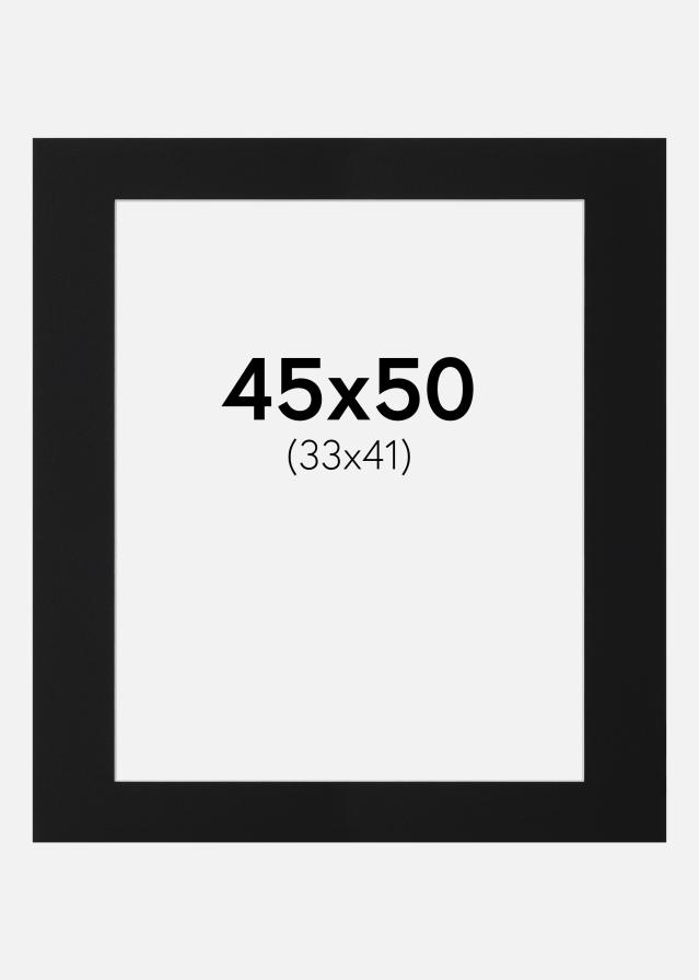 Pasparta Čierny Štandard (Biele Jadro) 45x50 cm (33x41)