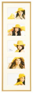 New Lifestyle Multirám Zlatá - 5 Obrazy (10x15 cm)